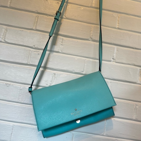 Kate Spade Teal Crossbody Bag - Picture 1 of 4